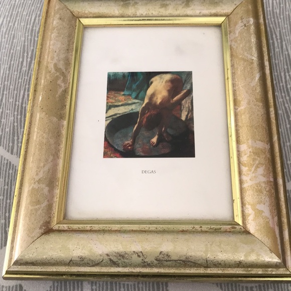Degas print framed size 6 x 8 inches - Picture 2 of 2